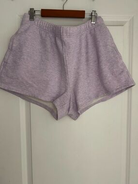 Skims cotton fleece classic shorts size Large